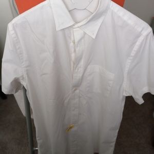 Old Navy Men's Short Sleeved White Shirt Size M